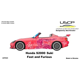 HONDA S2000 PINK FAST AND FURIOUS SUKI Model kit 