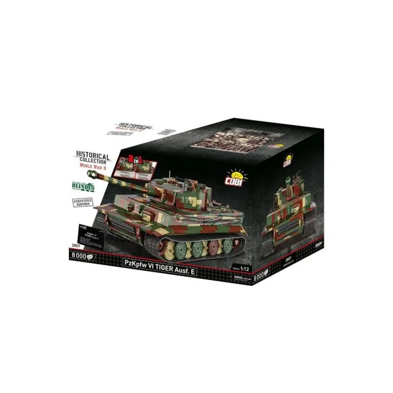 8000 PCS HCWWII /2807/Pz.Kpfw. VI TIGER 2 in 1 scale 1:12 Executive Edition 