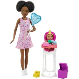 Mattel - Barbie Skippers Babysitters Black Hair / from Assort 