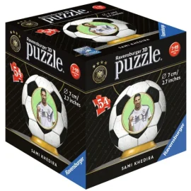 Ravensburger - 3D Puzzle 54 Ball Sami Khedira DFB Player 