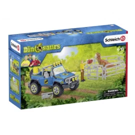 Schleich 41464 - Dinosaurs Off-road Vehicle with Dino Outpost Figurine 