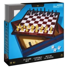 Spin Master - 10 Games Set Blue Chess game 