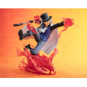 One Piece - Sabo Extra Battle: Fire Fist Rook Check Figuarts Zero 19 cm Figure