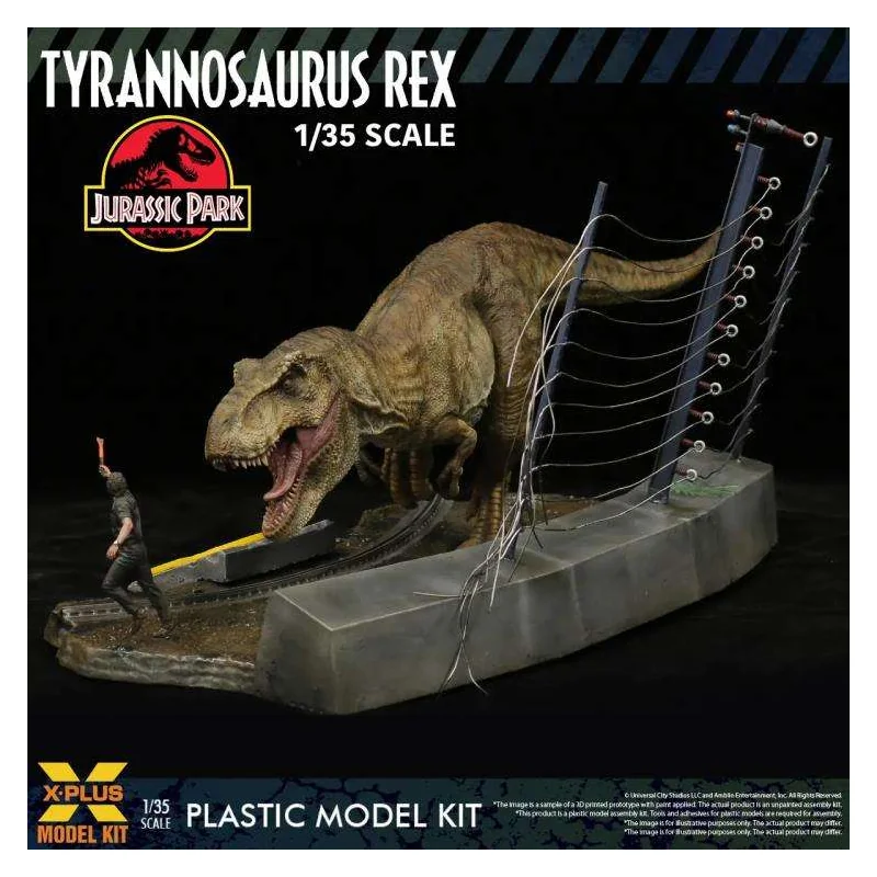 Jurassic Park T-rex 1/35 Mkit Re-run