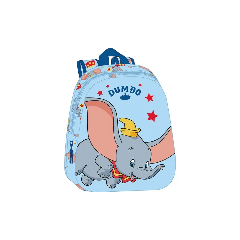 3D Backpack - 33 x 27 x 10 cm - Dumbo - Disney 