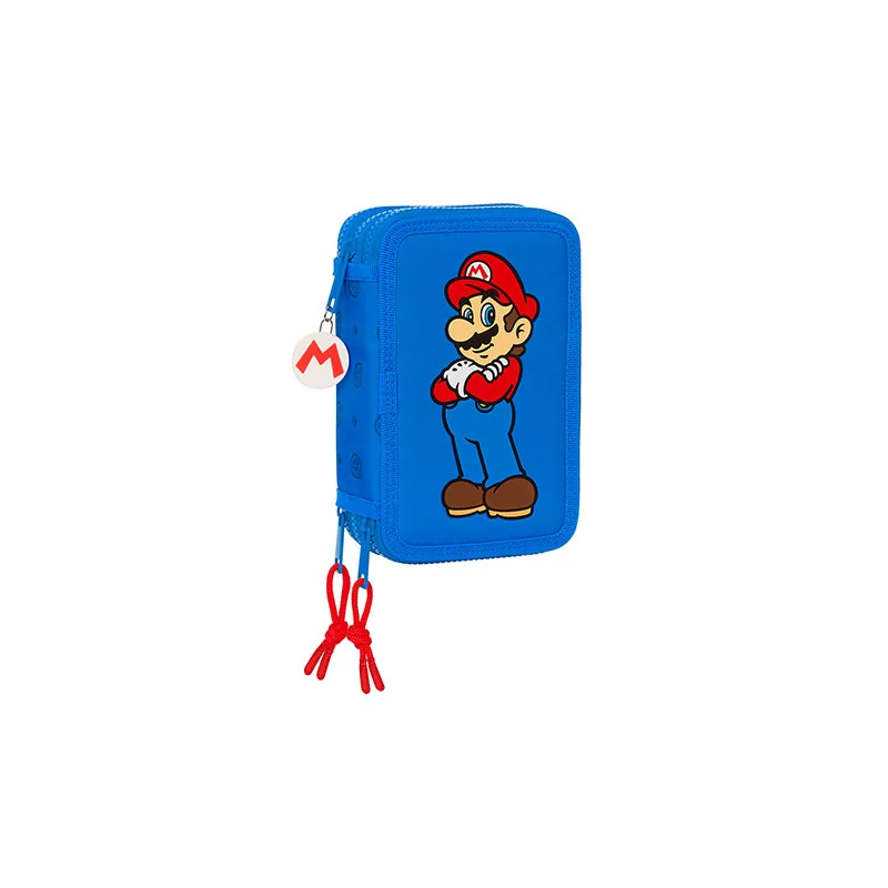 Triple pencil case & stationery set (36 pieces) - Super Mario ™ 