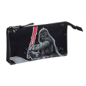 Triple flat pencil case - Darth Vader - The Fighter - Star Wars 