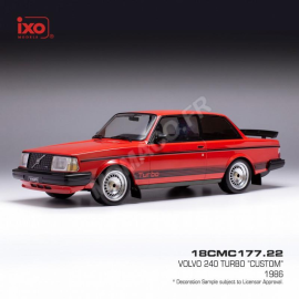 VOLVO 240 TURBO CUSTOM 1987 RED Die-cast 