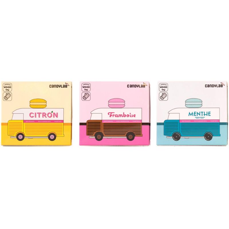 Candycar Vans - Macaron Van Rose