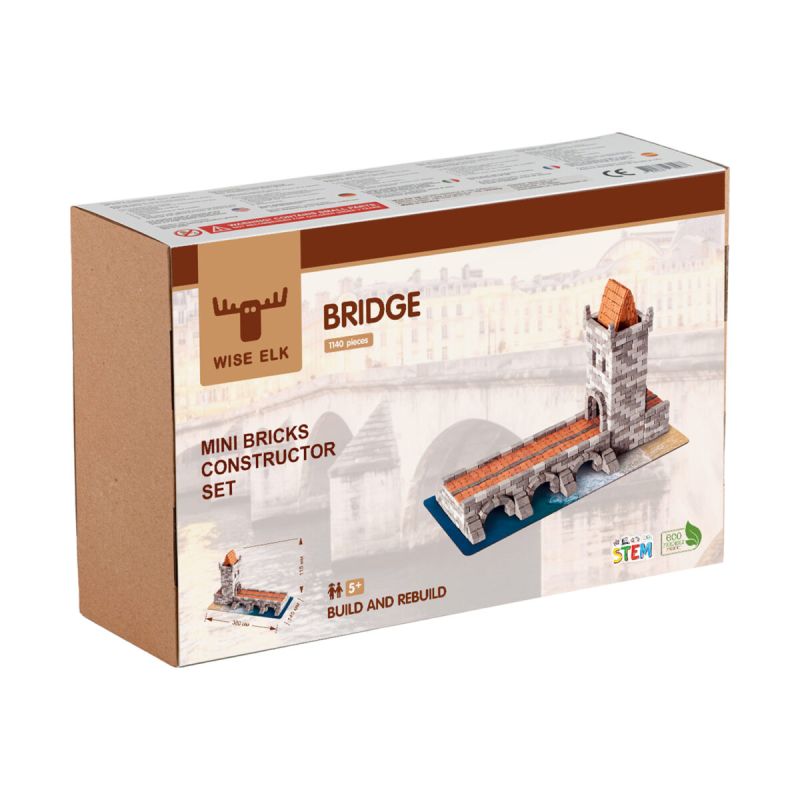 Mini-brick builder “Bridge” Building Games