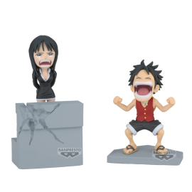 ONE PIECE - Luffy & Nico Robin - WCF Log Stories Figure 10cm Figurine 