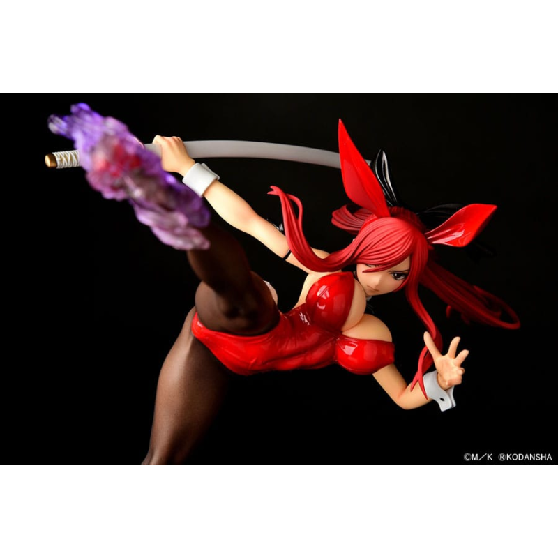 Fairy Tail statuette 1/6 Erza Scarlet High Kick Crimson Bunny Ver. 37cm Figure