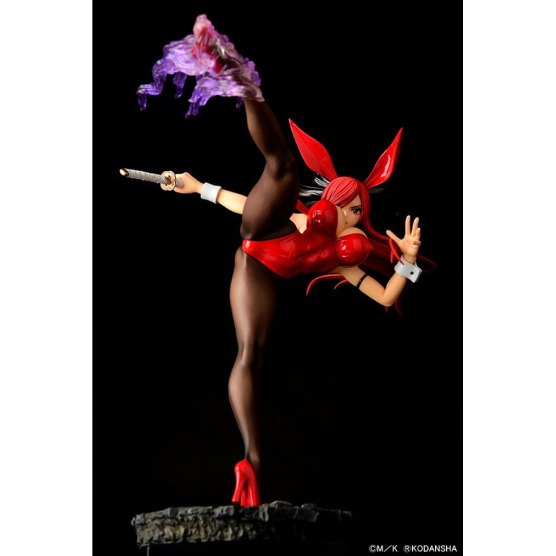 Fairy Tail statuette 1/6 Erza Scarlet High Kick Crimson Bunny Ver. 37cm Orca Toys