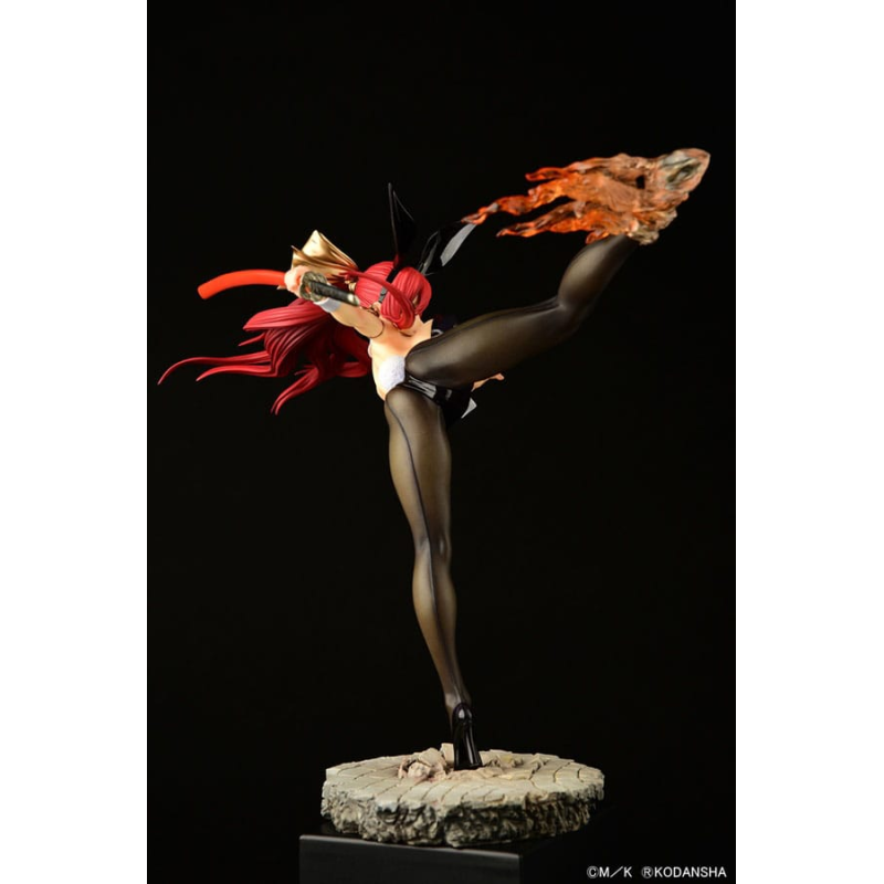 Fairy Tail statuette 1/6 Erza Scarlet High Kick Black Bunny Ver. 37cm