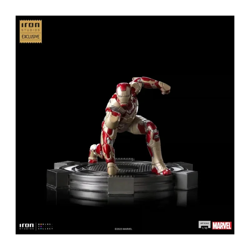 MARVEL - Iron Man Mark XLII - Statue Del. Art Scale 1/10 14cm 2023 CCXP Figurine 