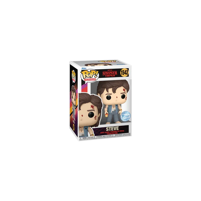 STRANGER THINGS - POP TV N° 1542 - Steve (Battledamage) Pop figures