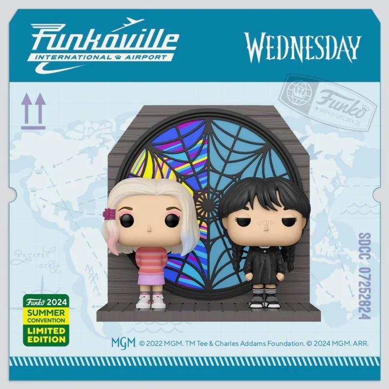 WEDNESDAY - POP Moment No. 1541 - Wednesday and Enid Pop figure 