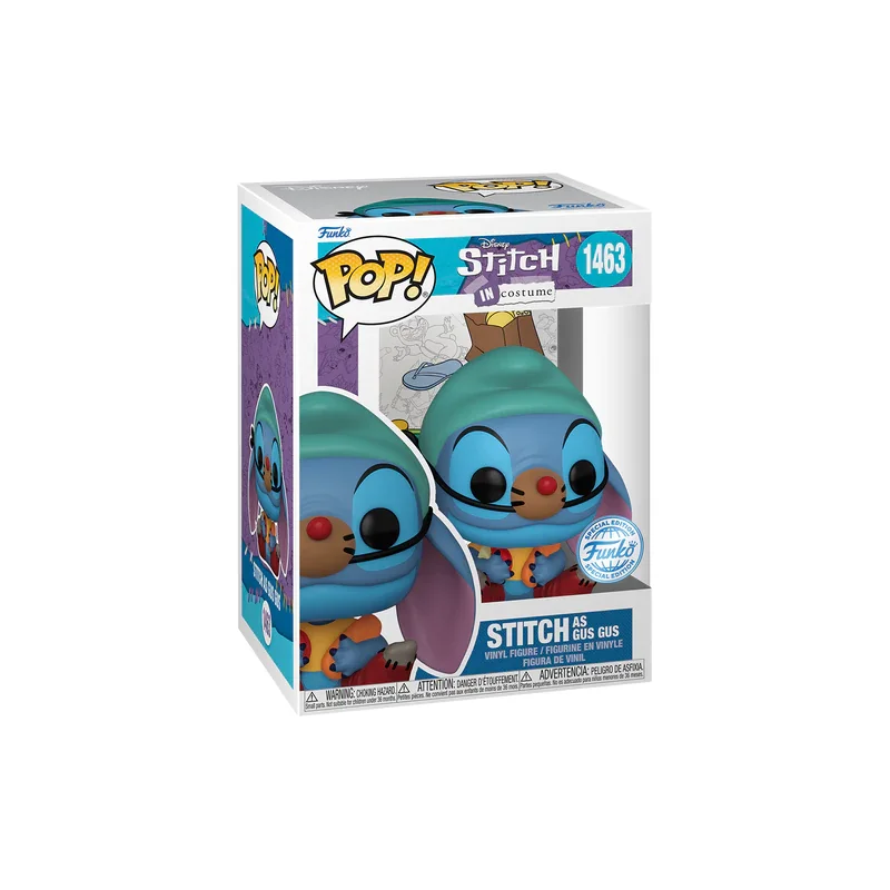 STITCH COSTUME - POP Disney No. 1463 - Gus Gus Pop figures