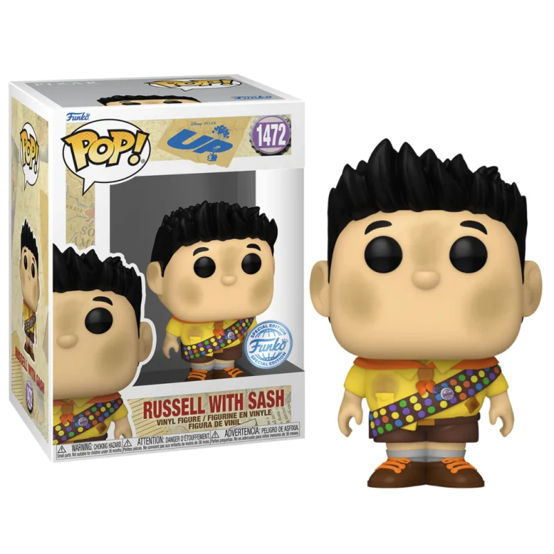 UP - POP Disney N°1472 - Russel with Sash Pop figure 