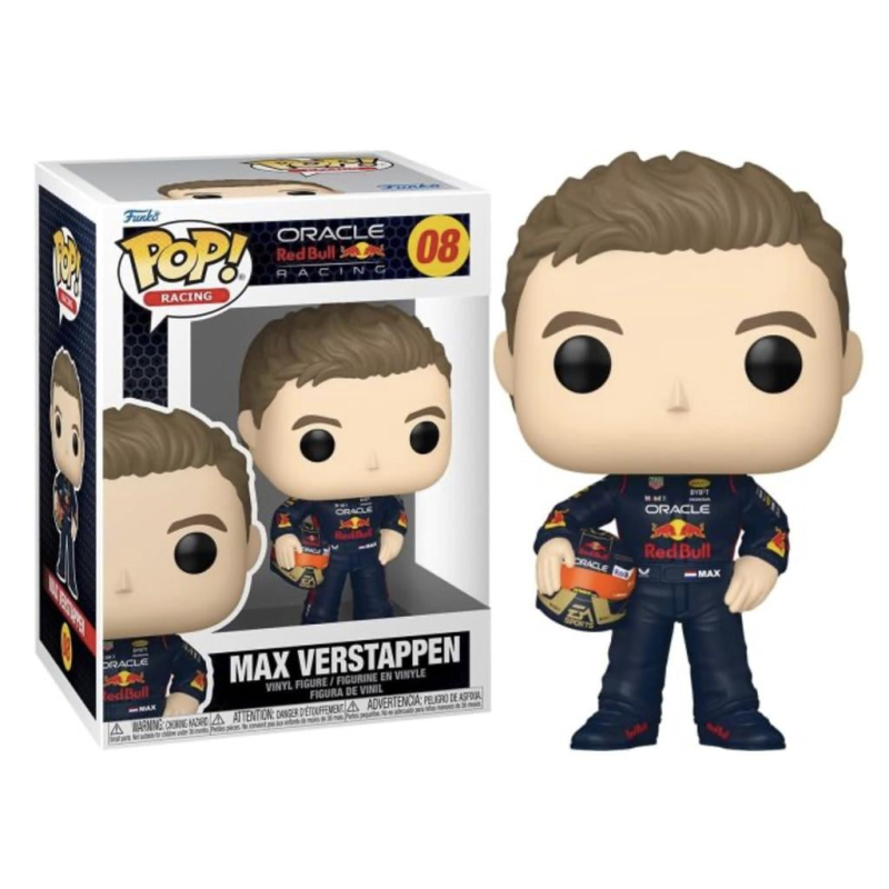 RACING - POP Racing N° 08 - Verstappen with Helmet Pop figure 