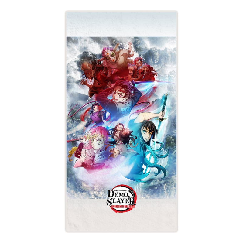 Demon Slayer: Kimetsu no Yaiba Swordsmith Village Arc bath towel 150 x 75 cm 