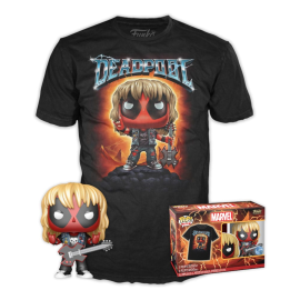 Deadpool POP! & Tee Box Heavy Metal 