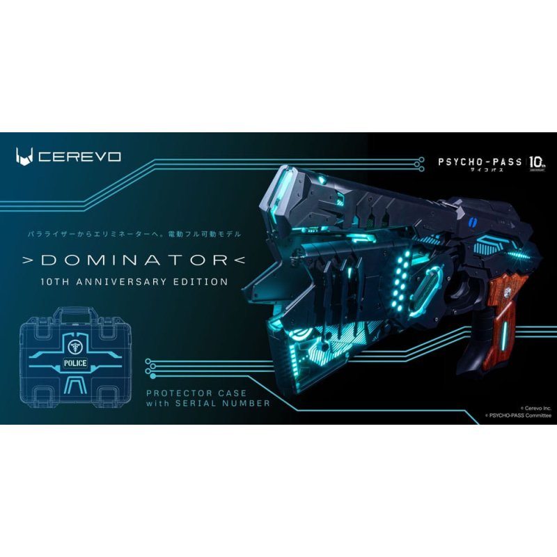 Psycho-Pass Replica 1/1 Dominator 10th Anniversary Edition 37 cm 1:1 scale replica