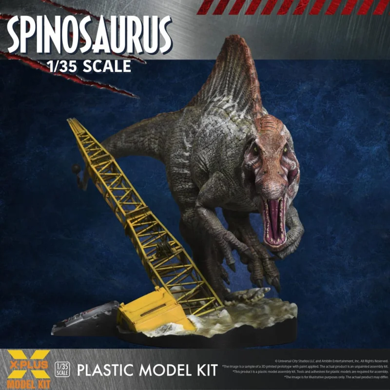 Jurassic Park 3 Spinosaurus Model Kit Re-run