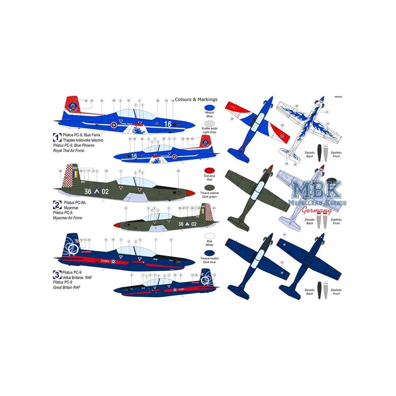 Pilatus PC-9 “Part.2” Airplane model kit