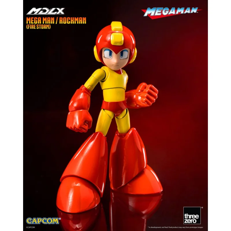 Mega Man figure MDLX Mega Man / Rockman (Fire Storm) 10 cm Figurine 