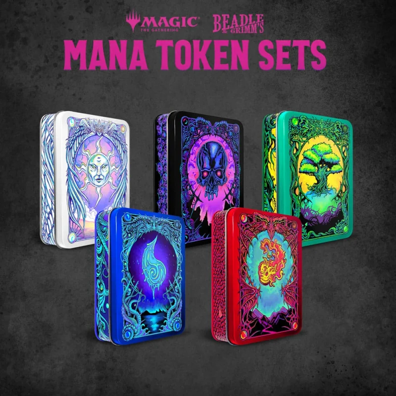 Magic the Gathering Dice and Token Pack Blue Mana Card game