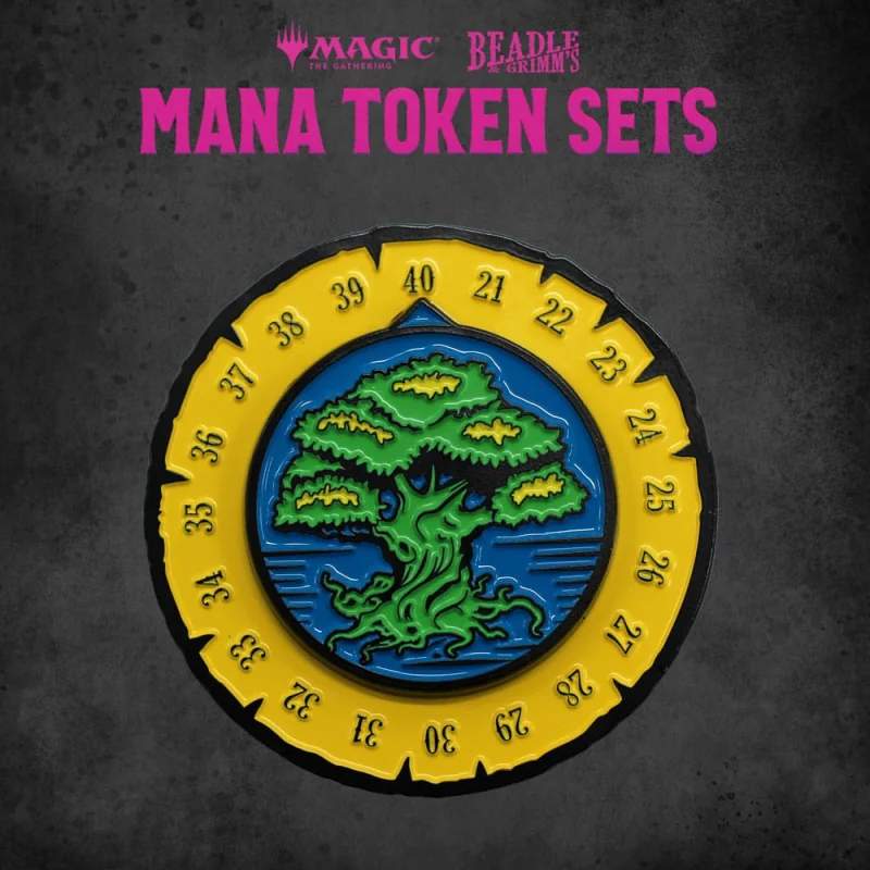 Magic the Gathering Dice and Token Pack Green Mana