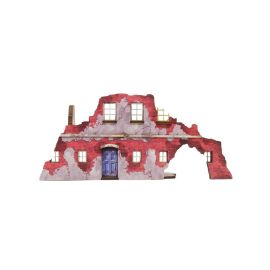 WW2 Normandy Ruined Large House 2 Figurine games 