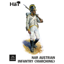 Napoleonic Austrian Marching Figure 