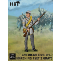 ACW Marching set 2 molded in Light gray color like ACW Confederates Figure 