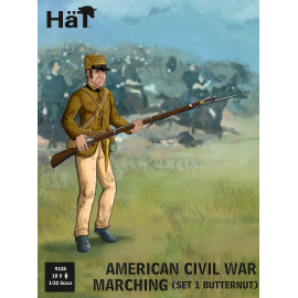 American Civil War Marching (Set 1 Butternut) Figure 