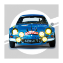 ALPINE A 110 1600 S 22 JEAN-CLAUDE ANDRUET / MICHEL VIAL MONTE CARLO RALLY 1971 (FULL KIT) Model car kit