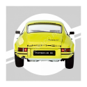 PORSCHE 911 RS 2.7 YELLOW/BLACK (FULL KIT) IXO MODELS