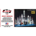 Educational plastic model US SPACE MISSILES 1:128 Spacecraft model kit