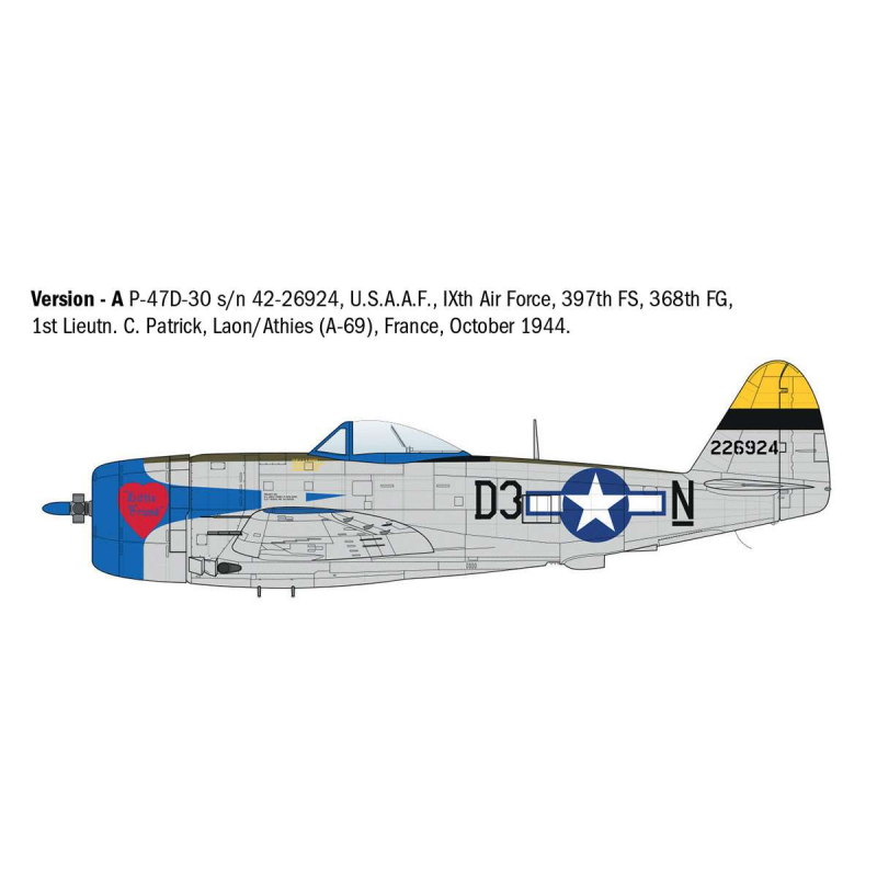 P-47D Thunderbolt (Europe) Airplane model kit