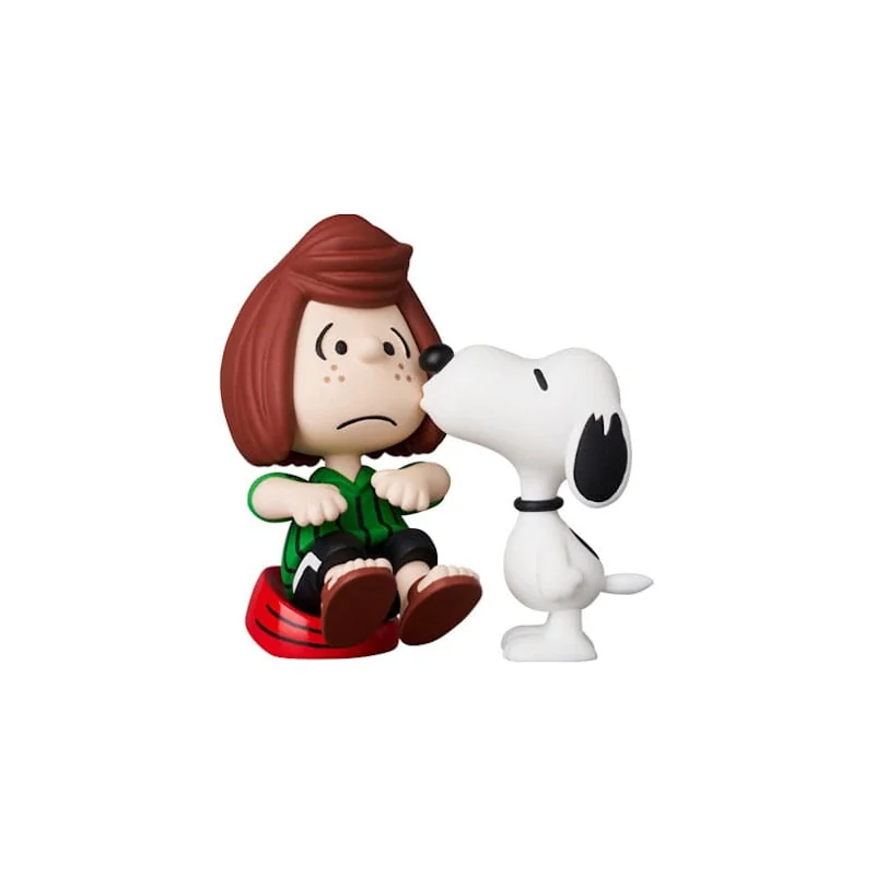 Peanuts mini figure Medicom UDF series 17 Peppermint Patty & Snoopy 7 cm Figurine 