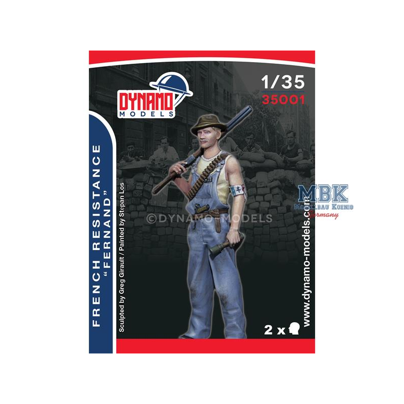 Vive la France - French resistance "Fernand" Figure 