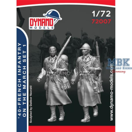 French Infantry On The March - 1 - 1:72 Figure 