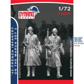 French Infantry On The March - 3 - 1:72 Figure 