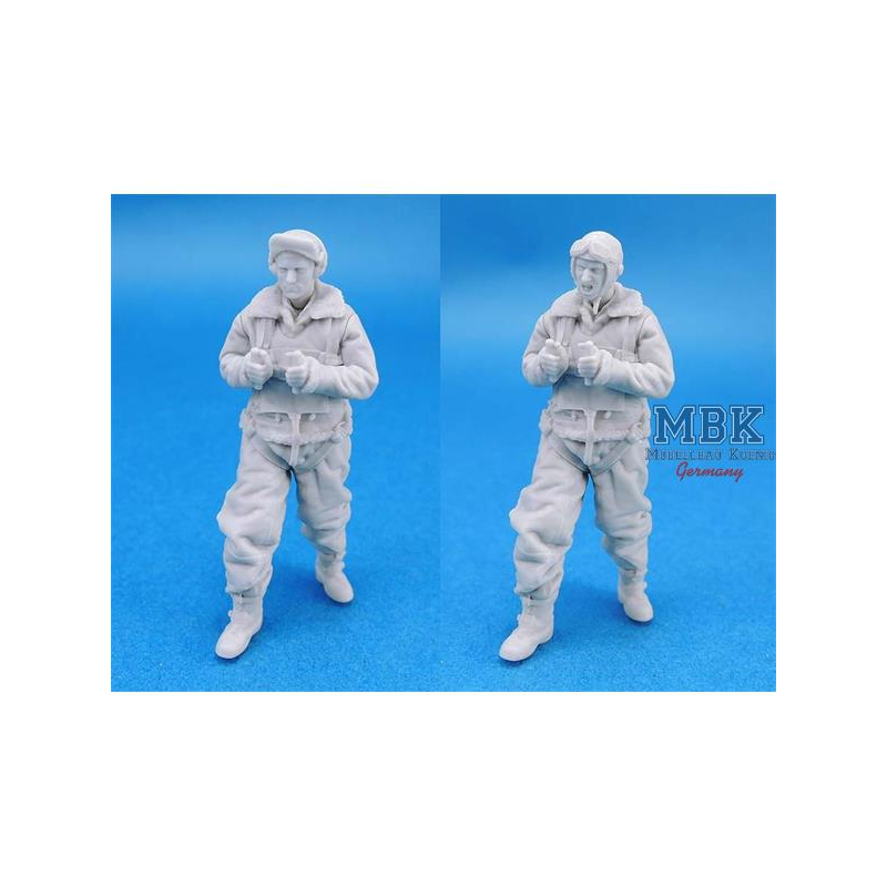 WW2 US Bomber Waist Gunner incl. 2 heads 1:32 Figure 