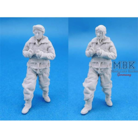 WW2 US Bomber Waist Gunner incl. 2 heads 1:32 Figure 