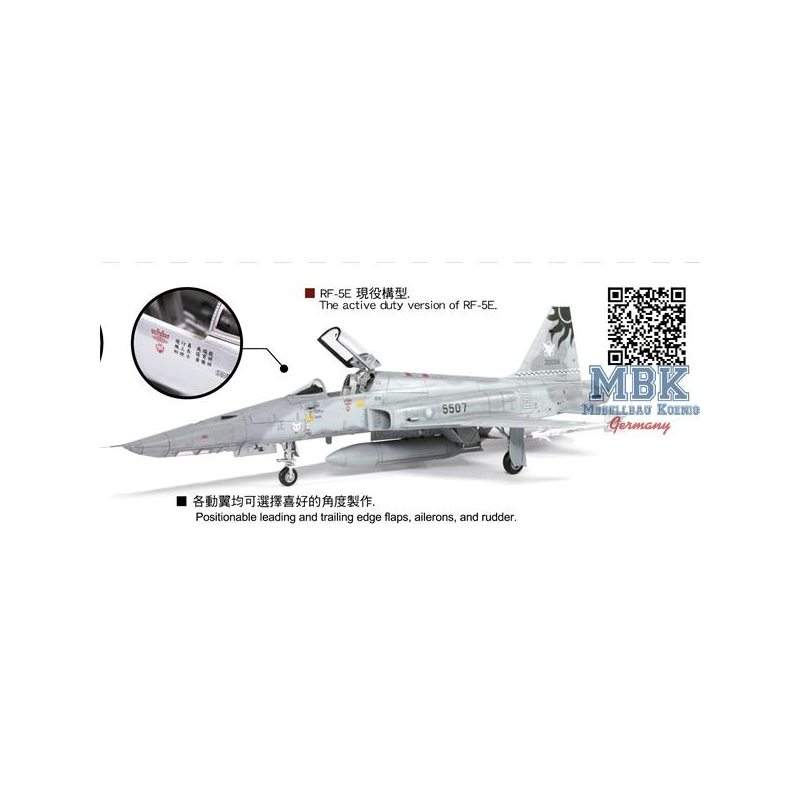 Chung-Cheng F-5F & Tigergazer RF-5E Airplane model kit