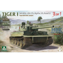 Tiger I Sd.Kfz.181 Pz.Kpfw. VI Ausf.E Experimental Model kit 