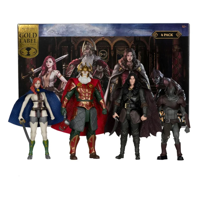 The Lord of the Rings: The War of the Rohirrim - Helm, Hera, Shank & Wulf 10 cm Figure