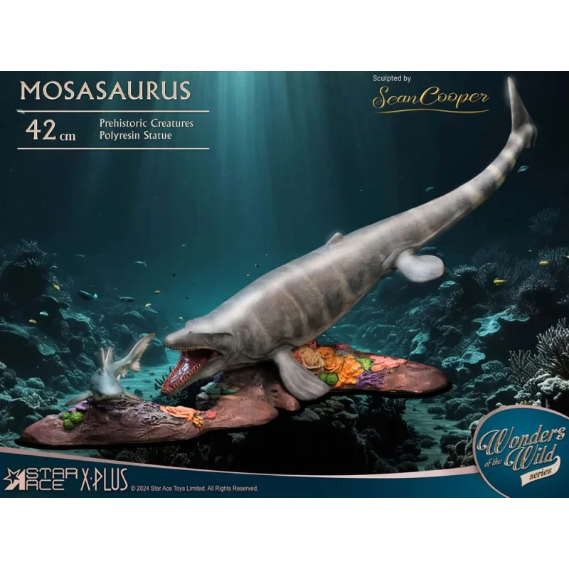 Wonders of the Wild Mosasaurus statuette (Deluxe) 42 cm Figurine 